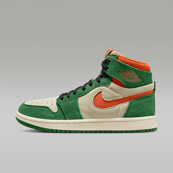 Green nike shoes high tops discount